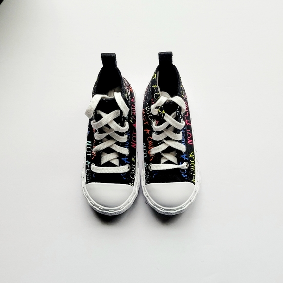 Converse UNT1T!3D Hi 'Not A Chuck' Black Multicolor Size 8 - Picture 3 of 6